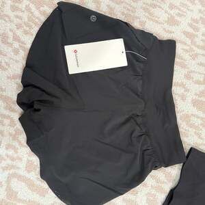 Lululemon Black Hotty Hot High-Rise Lined Shorts